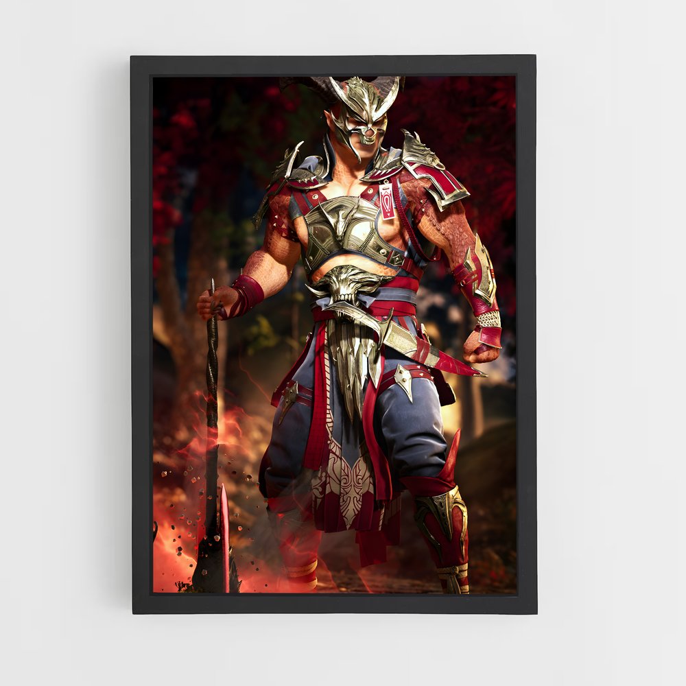 Poster Le Conquérant des Flammes – affiche Mortal kombat (vue 2)